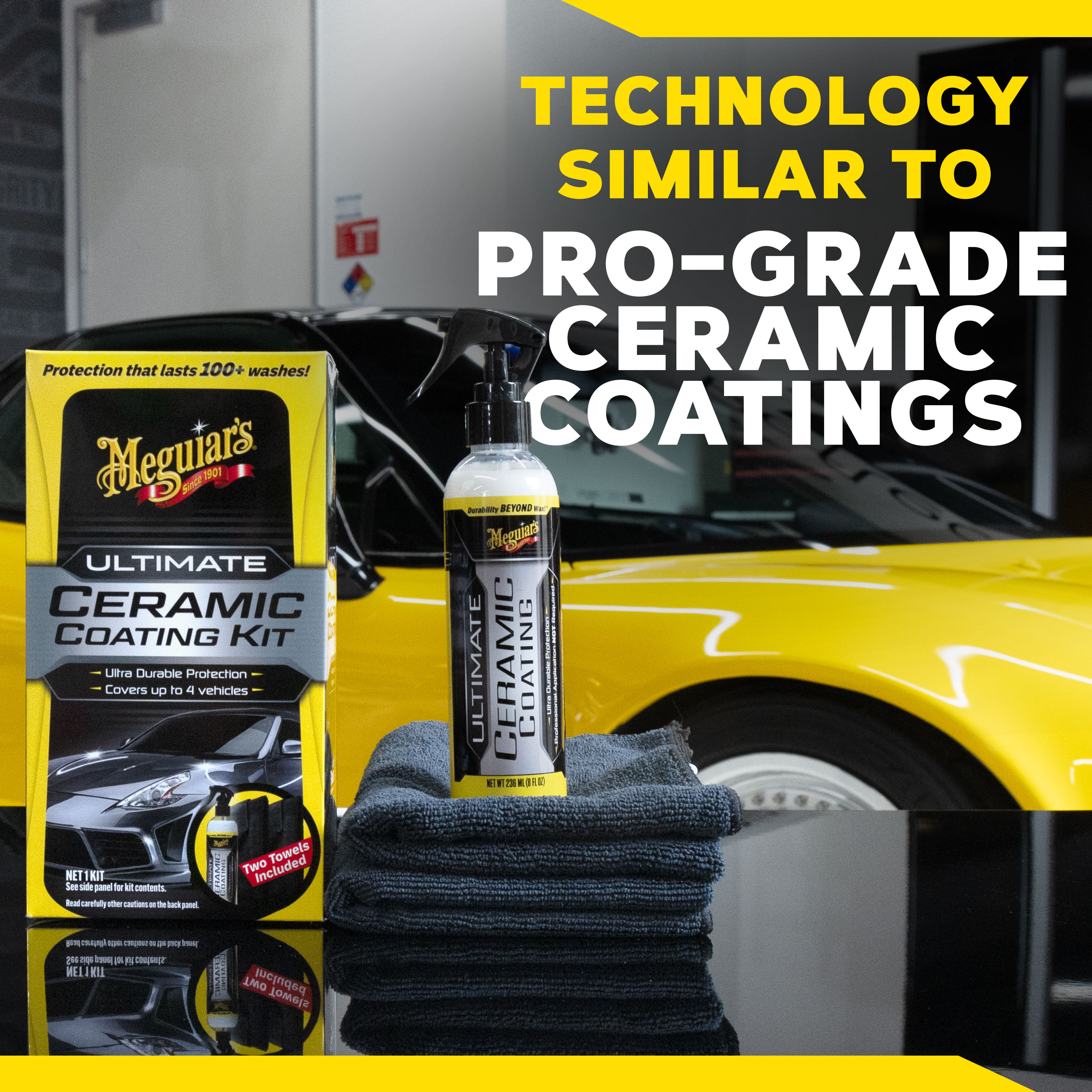 Meguiar's Ultimate Ceramic Coating Kit - Ultra-Durable Ceramic
